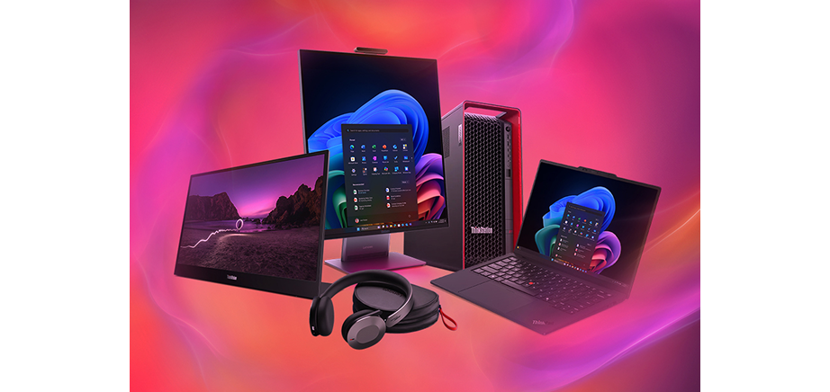 Poznaj komfort pracy zdalnej z zestawem akcesoriów Lenovo!