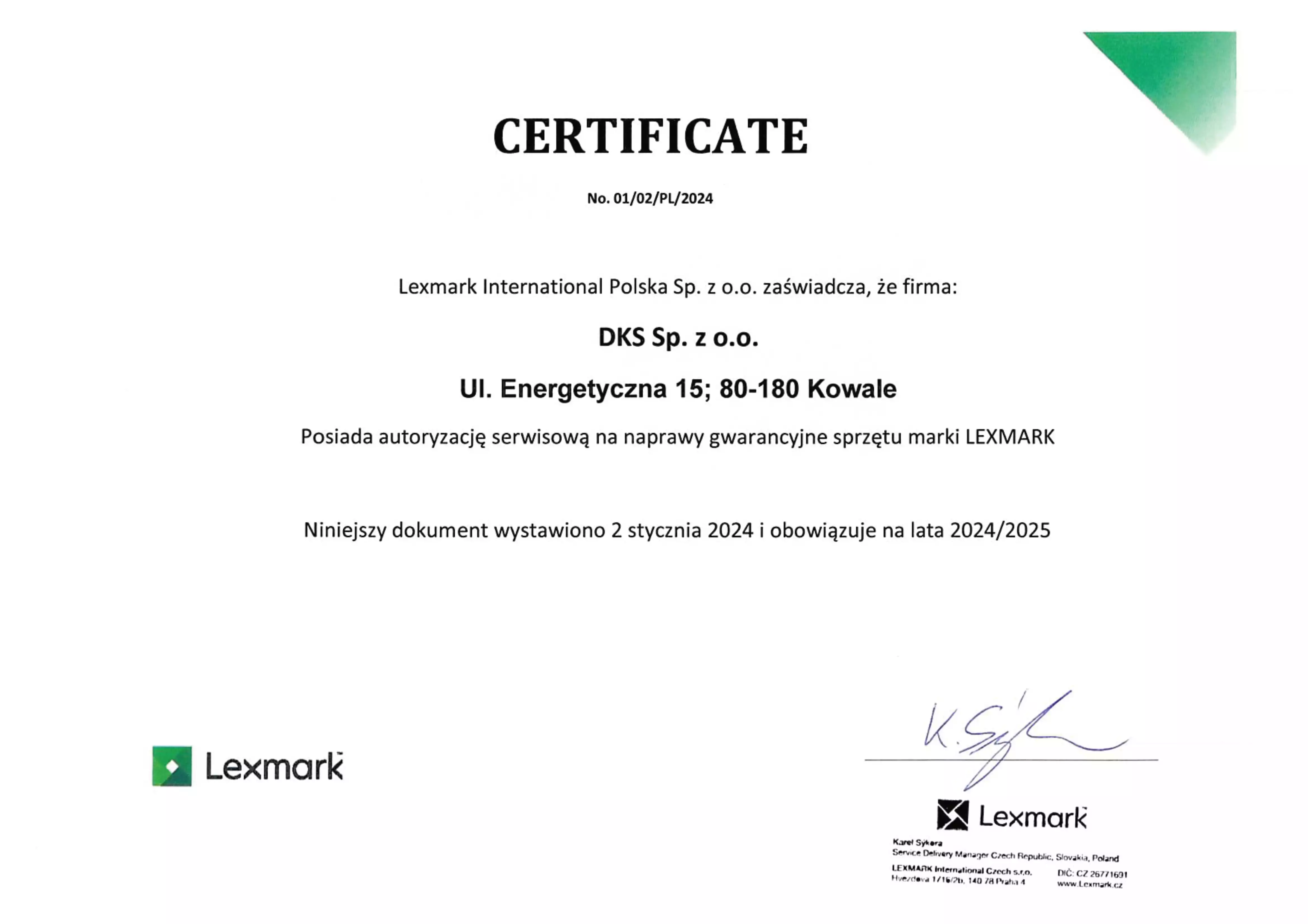 Lexmark - Autoryzowany Serwis