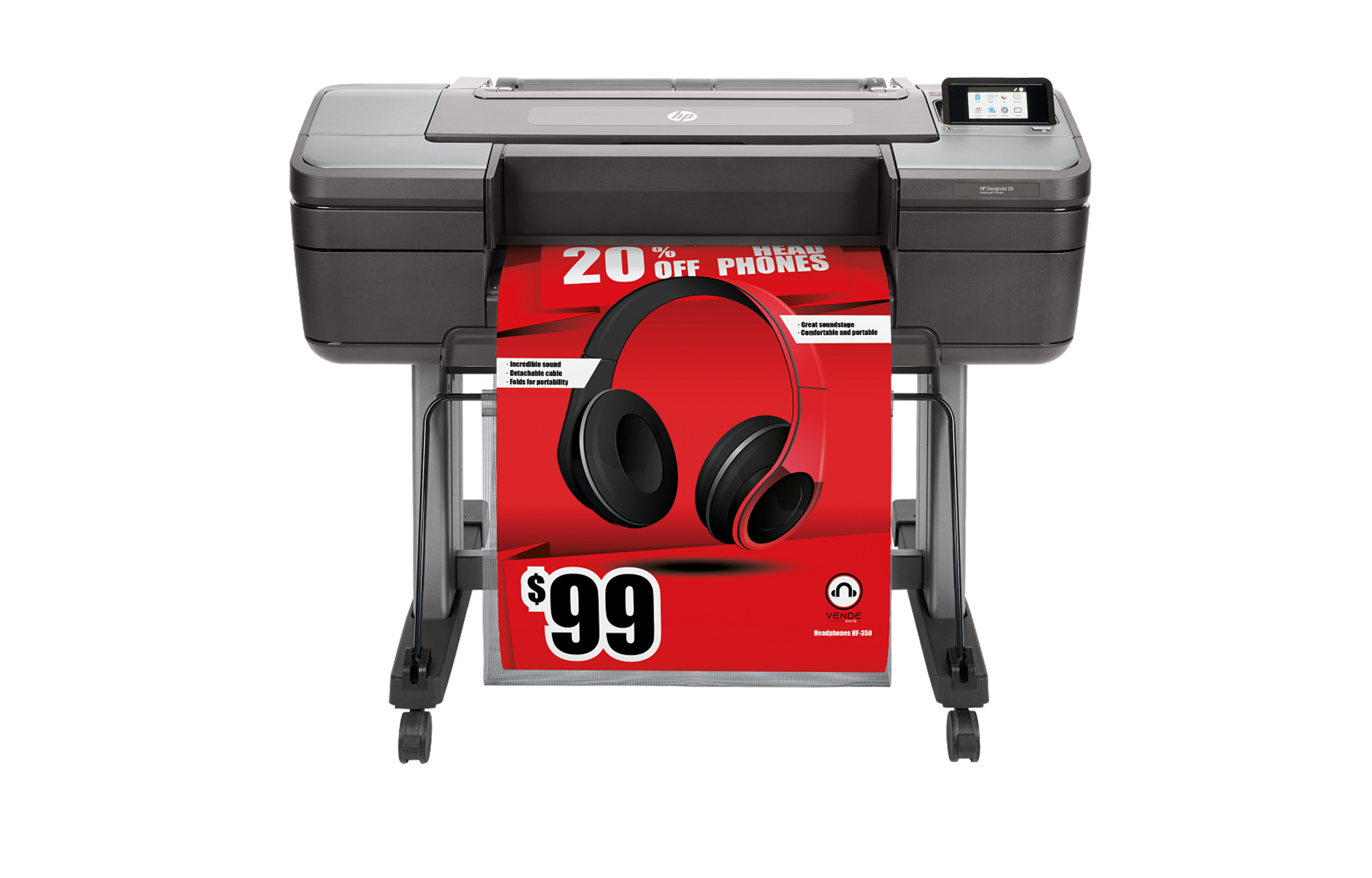 HP DesignJet Z6 24-in PostScript Printer